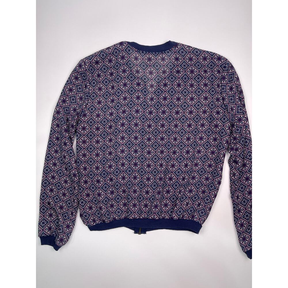 American Rag Geometric Print Zip-Up Jacket Women’s Size Small - Picture 5 of 9